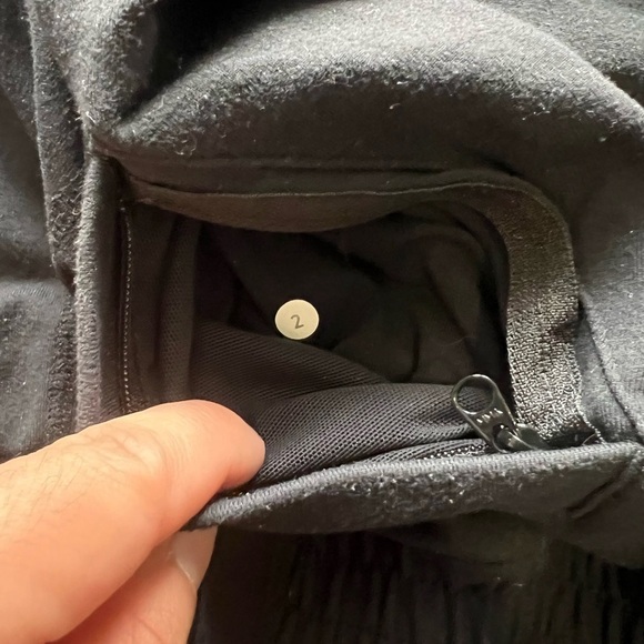 Lululemon Athletica Black Mockneck Zip Up Performance Sweater - Picture 3 of 5
